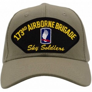Baseball Caps 173rd Airborne Brigade Hat - Sky Soldiers/Ballcap Adjustable One Size Fits Most - Tan/Khaki - CI18QAWMI57 $42.04