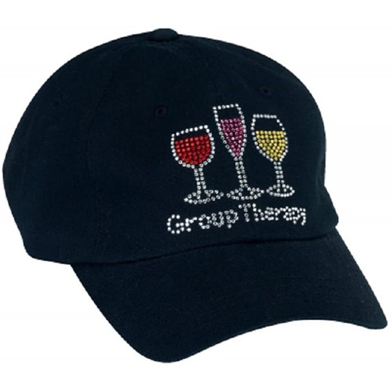 Sun Hats Black Group Therapy (Wine) Ladies Hat - C411HT497E7 $52.29