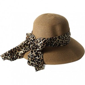 Sun Hats Women Straw Sun Protection Hat Travel Summer Beach Cap Gardening Foldable UPF Seashell/Bow Decoration - CA18TIH2EY0 ...