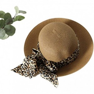 Sun Hats Women Straw Sun Protection Hat Travel Summer Beach Cap Gardening Foldable UPF Seashell/Bow Decoration - CA18TIH2EY0 ...