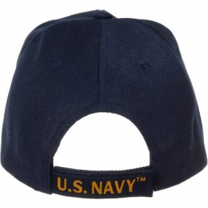 Baseball Caps Officially Licensed USS John F. Kennedy CV-67 Embroidered Navy Blue Baseball Cap - CG1802OZDYD $27.45