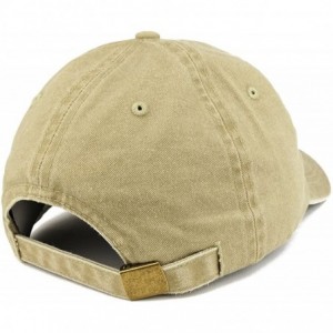 Baseball Caps Vintage 1965 Embroidered 55th Birthday Soft Crown Washed Cotton Cap - Khaki - CR180WUNNZ7 $33.03