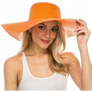 Fedoras Wholesale Environmentally Friendly Hats - Big Floppy Straw Hats - CE18DWMRW3X $100.28