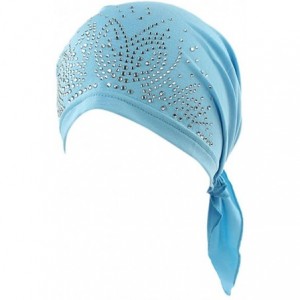 Skullies & Beanies Women's Muslim Stretch Elastic Scarf Hat Women's Muslim Elastic Stretch Scarf Hat Headwear for Cancer Chem...