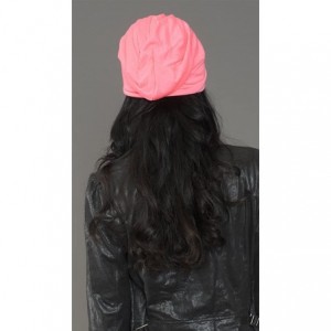 Skullies & Beanies Neon Color Slouchy Summer Beanie Hat - Pink - C5185QH0WRR $34.47