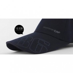 Baseball Caps Men's Baseball Caps Adjustable Cap Beach Hat Sun Visor Fashion - Black - CC11WU5PAL3 $19.43