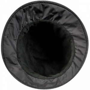 Bucket Hats Wo Maggie Nylon Cloche - Black - CX12M1FSC35 $65.29