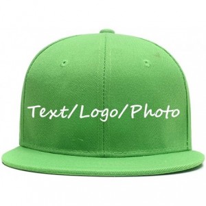 Baseball Caps Snapback Personalized Outdoors Picture Baseball - Green - CT18I8Y4ROC $24.94