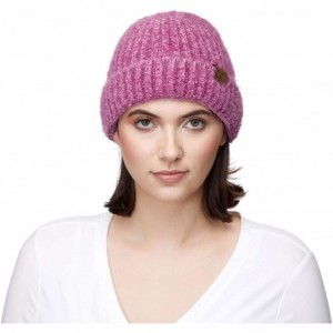 Skullies & Beanies Exclusives Fuzzy Marbled Knit Beanie Hat (HAT-1925) - New Lavender-- C418RKA4E54 $26.06