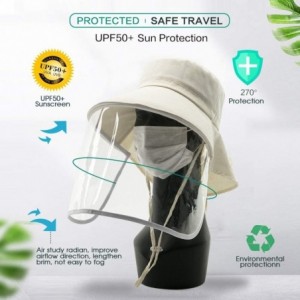 Skullies & Beanies Womens Collapsible Bucket Hat Sun Protection Summer UPF 50 String Golf Garden Hiking 56-59cm - 1005beige -...