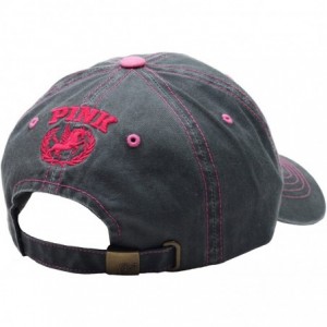 Baseball Caps Women Sexy Pink Mark Lady Shiny Stitch Design Ball Cap Baseball Hat Truckers - Gray - CO11ULDUXNR $43.28