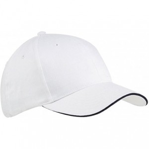 Baseball Caps Italia Outdoor Snapback Sandwich Duck Tongue Cap Adjustable Baseball Hat Plain Cap for Men Women - Black - CH18...