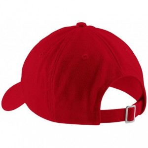 Baseball Caps Shit Embroidered Adjustable Cotton Cap Dad Hat - Red - CK12JADJ7ST $34.28