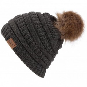 Skullies & Beanies Womens Knit Cap Baggy Warm Crochet Winter Wool Ski Beanie Skull Slouchy Hat - Army Green - CC18IE46YS3 $19.76