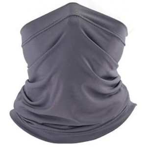Balaclavas Summer Neck Gaiter Face Scarf/Neck Cover Headwear for Sport Lightweight Fishing Hiking Running Cycling - Gray - CX...