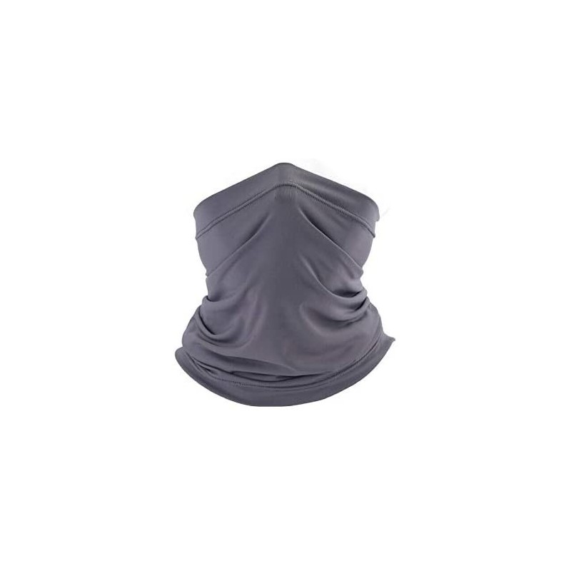 Balaclavas Summer Neck Gaiter Face Scarf/Neck Cover Headwear for Sport Lightweight Fishing Hiking Running Cycling - Gray - CX...