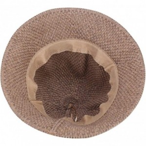 Bucket Hats Winter Bucket Hat- Women's Warm Knitted Hats Cloche Bucket Hat Knitted Wool Blend Foldable Hat for Women - Brown ...