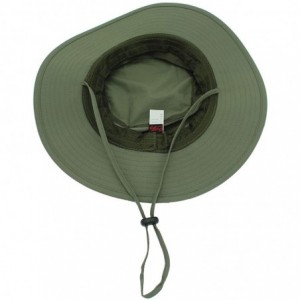 Bucket Hats Wide Brim Sun Hat Mesh Bucket Hat Lightweight Bonnie Hat Perfect for Outdoor Activities - Grass Green - C118E85MM...