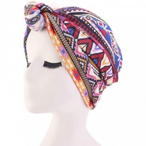 Skullies & Beanies Women Turban Hat Hair Wrap African Jersey Magic Headband Turbans Headwrap Bohemian Boho Chemo Cap - C018Y6...