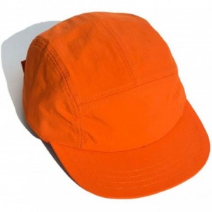 Baseball Caps 5 Panel Sun Hat Cap Unique Quick Drying Design Short Brim Bump Cap - Gd02-orange - C318RC2LN0D $29.25