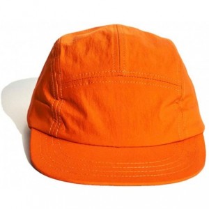 Baseball Caps 5 Panel Sun Hat Cap Unique Quick Drying Design Short Brim Bump Cap - Gd02-orange - C318RC2LN0D $29.64