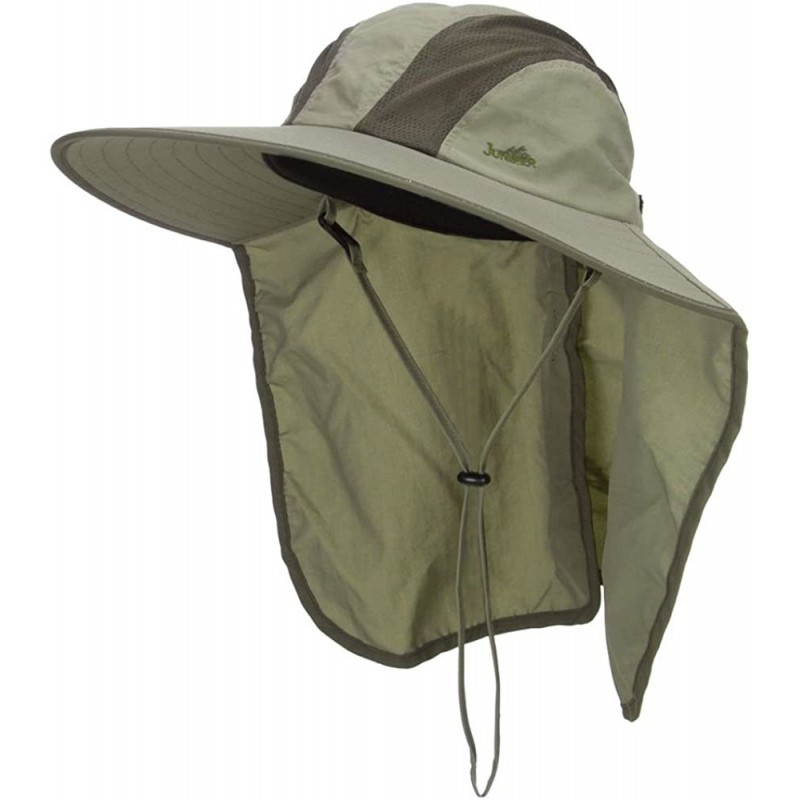 Sun Hats Talson UV Large Bill Flap Hat - Olive - C0124YHBG9P $38.74