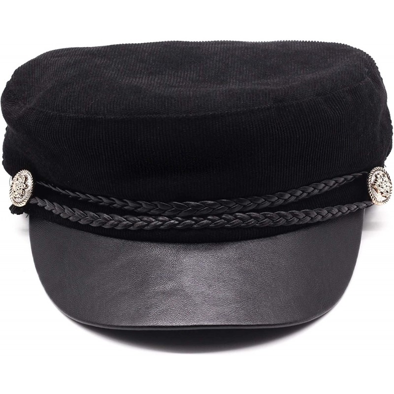Women Newsboy Hat Cap for Ladies Visor Beret Hat - 1a41-corduroy-black ...