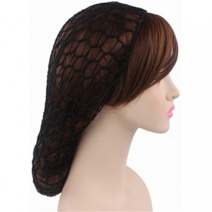Skullies & Beanies Women Soft Rayon Snood Hat Hair Net Crocheted Hair Net Cap Mix Colors Dropshipping - Fw-12-beige - CL196Y7...