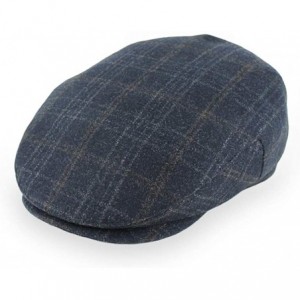 Newsboy Caps Belfry Wool Blend Tweed Flat Caps Mens Womens - Noahnavy - CS18O504YNT $93.77