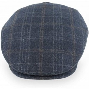 Newsboy Caps Belfry Wool Blend Tweed Flat Caps Mens Womens - Noahnavy - CS18O504YNT $81.13