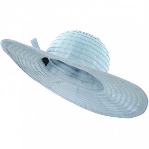 Sun Hats Women's UPF 50+ Sun Protection Summer Floppy Beach Hat - Cyan - CI12NAJREGE $22.67