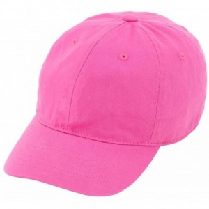 Baseball Caps Kids Baseball Caps M185 - Hot Pink - C512LV04H0X $26.38
