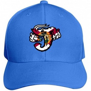 Baseball Caps Jacksonville Jumbo Shrimp Florida Flag Base-Ball Cap & Hat for Men or Women - Blue - C918S695KWI $32.71