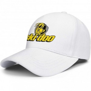 Baseball Caps Mens Womens Baseball Cap Fashion Ski-Doo-Racing-Logo- Adult Adjustable Baseball Cap Visor Hats - White-23 - C11...