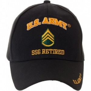 Baseball Caps Officially Licensed US Army Retired Baseball Cap - Multiple Ranks Available! - Staff Sergeant - CD182SQ0ZXU $27.08
