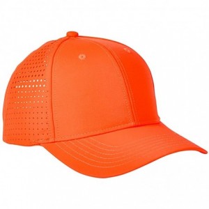 Baseball Caps Performance Perforated Cap - Bright Orange - CI18DYOSKWL $18.51