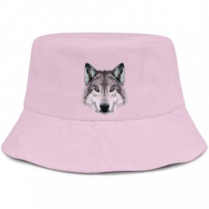 Sun Hats Unisex Bigfoot Flamingo Protection Packable - Big Wolf Head - CS18WS939CA $32.31