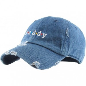 Baseball Caps Good Vibes Only Heart Breaker Daddy Dad Hat Baseball Cap Polo Style Adjustable Cotton - CU1930DZN8Y $24.69