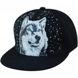Baseball Caps Halloween Hip-hop Baseball Cap Fluorescence Hat - Wolf - CX12675TKTZ $22.37