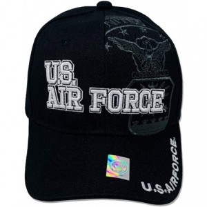 Baseball Caps U.S. Air Force Hat - Official Licensed Military Baseball Cap - U.s. Air Force - Half Logo - Black - CD18RIC8WN9...