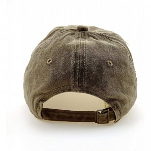 Baseball Caps Embroidered Baseball Cap Denim Hat for Men Women Adjustable Unisex Style Headwear - C-natural - CT18ACDQAN4 $24.91