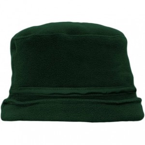 Baseball Caps Ladies' Fleece Winter HAT - Small/Medium - Dark Green - CW12CJER4XR $18.20