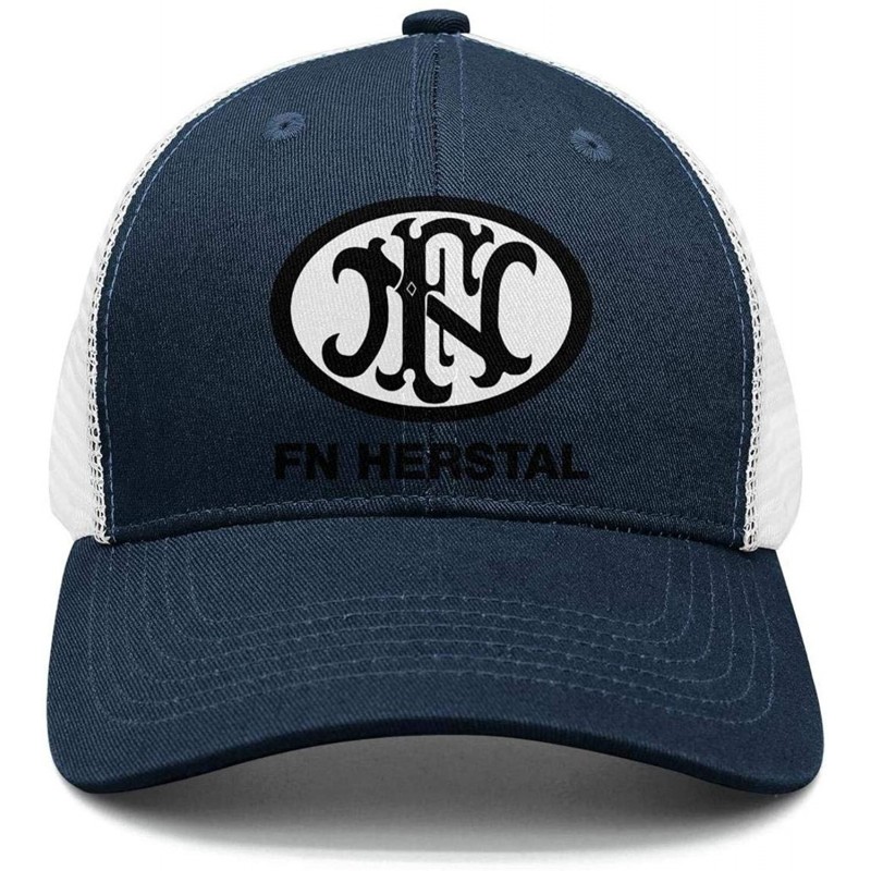 Sun Hats Unisex Outdoor Cap Baseball Curved Snapback-FN-Herstal-Golf Hat Performance - Navy-blue-17 - CF18QWK77DQ $31.37