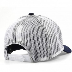 Sun Hats Unisex Outdoor Cap Baseball Curved Snapback-FN-Herstal-Golf Hat Performance - Navy-blue-17 - CF18QWK77DQ $31.37