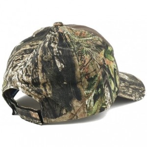 Baseball Caps US American Flag Patch Mossy Oak Realtree Camo Adjustable Cap - Choclate - Blue Line Patch - CX12N2159V3 $36.08