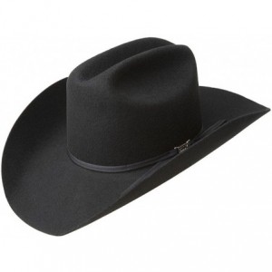 Cowboy Hats Bandit Western Hat - Black - CZ112IOZUS5 $84.79