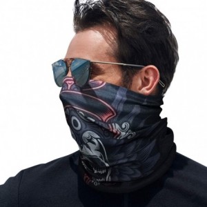 Balaclavas Bandana Cloth Face Mask Washable Face Covering Neck Gaiter Dust Mask - Skull 02 - C018LQ5UXWS $20.07