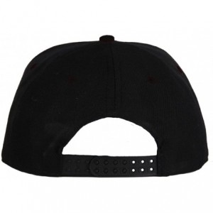 Baseball Caps ABC Embroidered Letter Snapback Cap in Black White with Letters A to Z - A - CD11KSIAOU1 $18.70