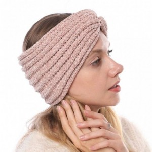 Headbands Twisted Headbands Vintage Accessories - Pink - C31920OOIO0 $20.21