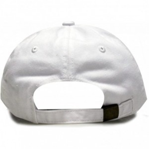 Baseball Caps Wink Face Cotton Baseball Cap - White - C812KUIT3VZ $23.15